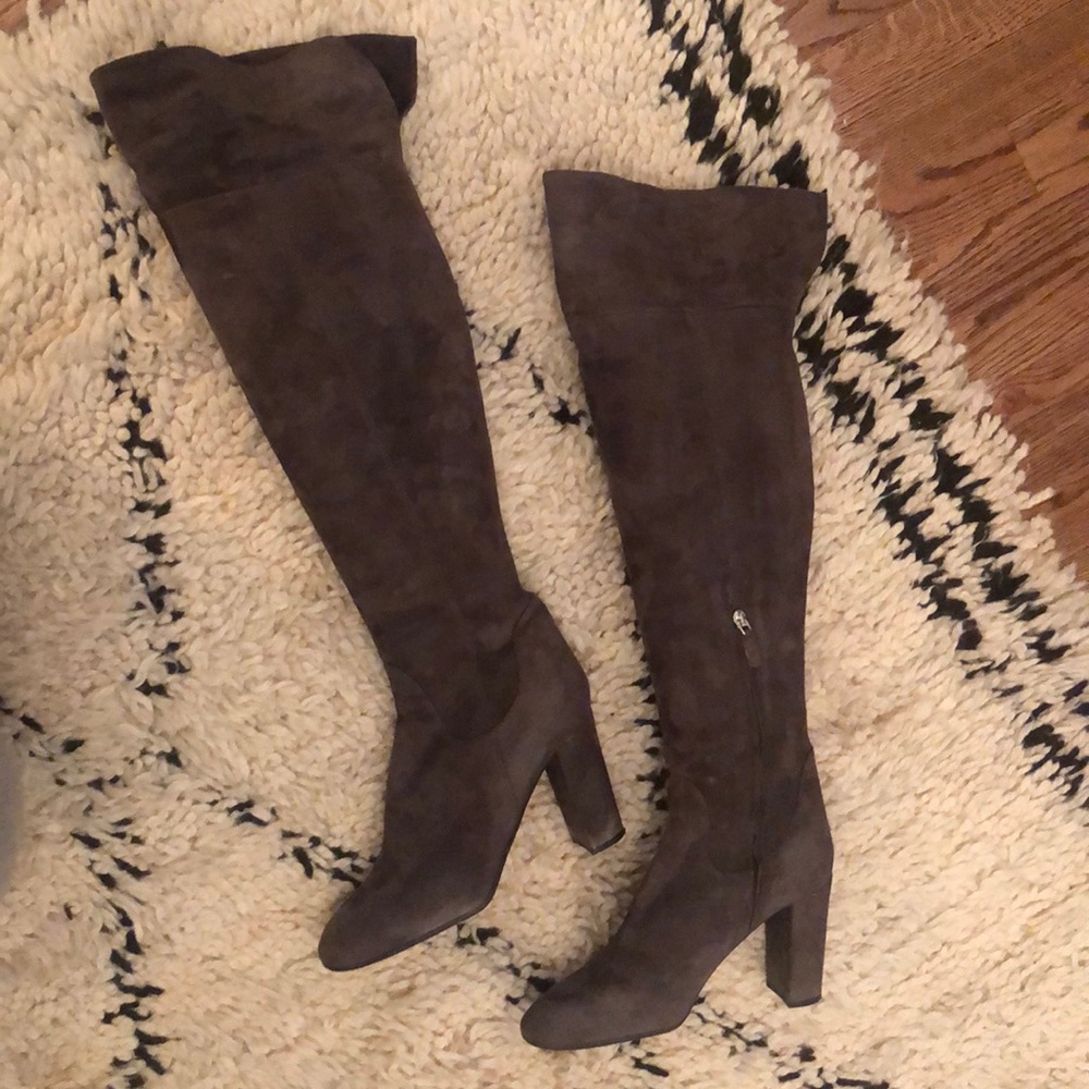 Grigiarancio over the knee suede boots size 39